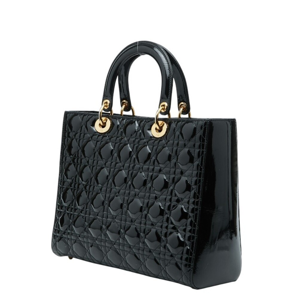 CHRISTIAN DIOR Black Leather Shoulder Bag - Picture 2 of 10